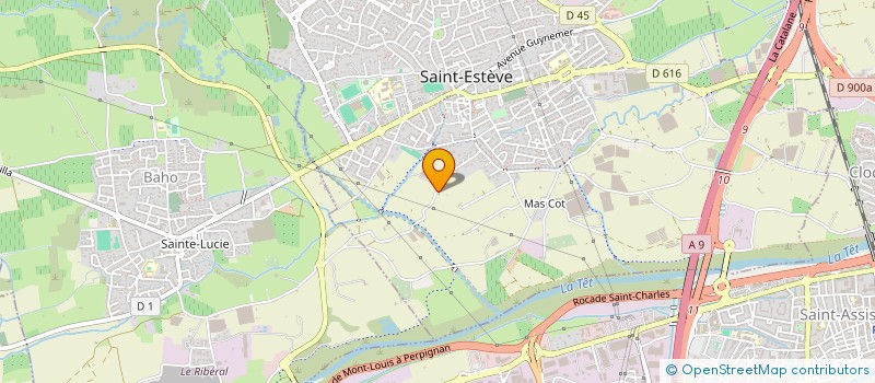 localisation de l'entreprise PATUFET  SAINT-ESTEVE