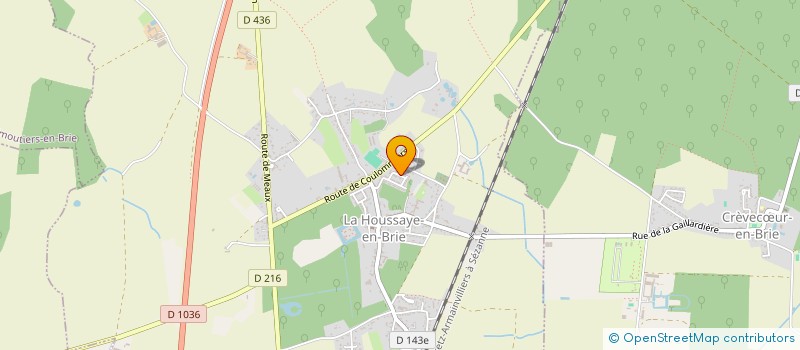 localisation de l'entreprise PATURAGES à LA HOUSSAYE-EN-BRIE