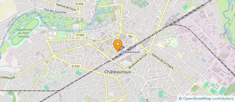 localisation de l'entreprise PATUREAU DE MIRAND - LE GALLOU à CHATEAUROUX