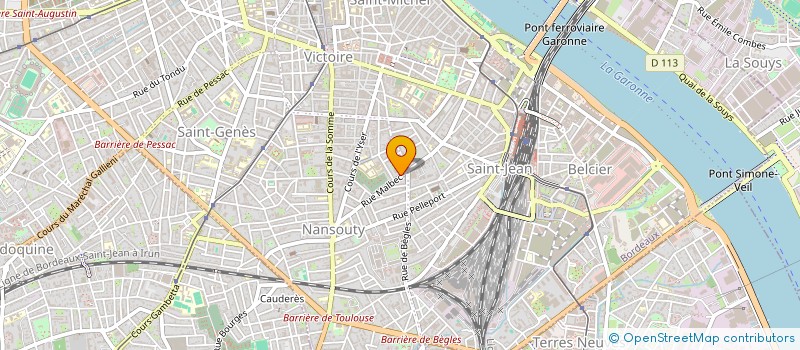 localisation de l'entreprise PATUREL  BORDEAUX