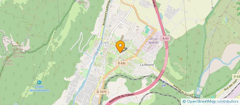 localisation de l'entreprise PATUREL-COURET SAUMON  VIF