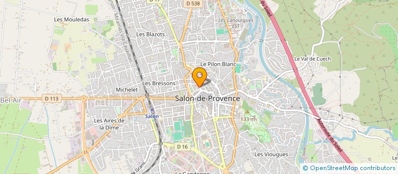 localisation de l'entreprise PATUREL ET KAYA  SALON-DE-PROVENCE