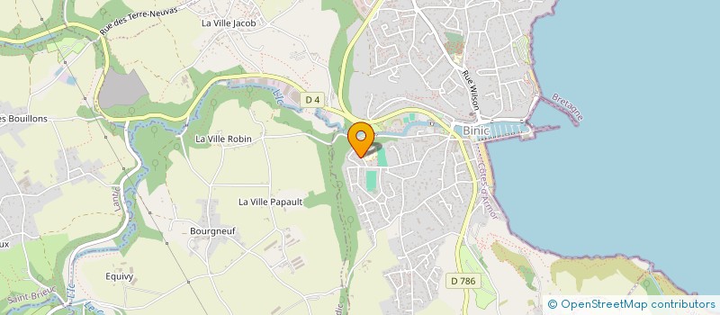 localisation de l'entreprise PATUREL HOCHE  BINIC-ETABLES-SUR-MER