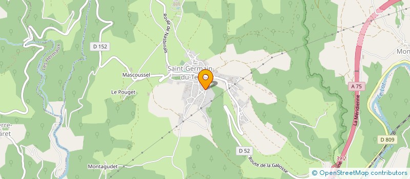 localisation de l'entreprise PATXA  SAINT-GERMAIN-DU-TEIL