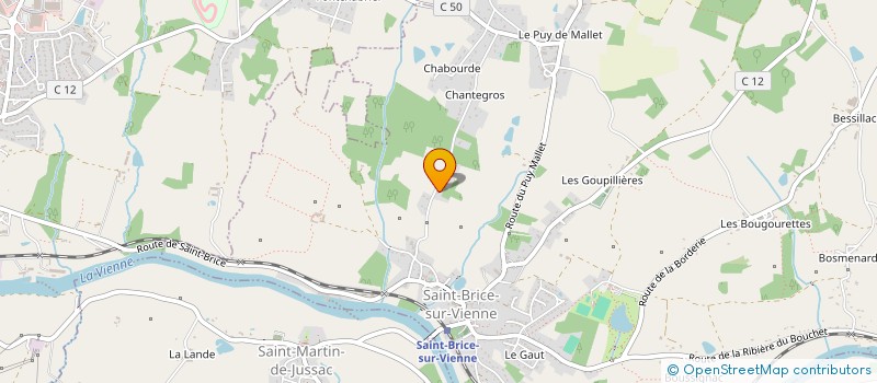 localisation de l'entreprise PATXARAN  SAINT-BRICE-SUR-VIENNE