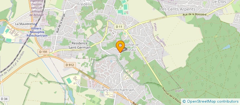 localisation de l'entreprise PATXI  NEAUPHLE-LE-CHATEAU