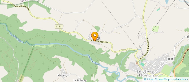 localisation de l'entreprise PATXY  SAINT-SAUVES-D AUVERGNE