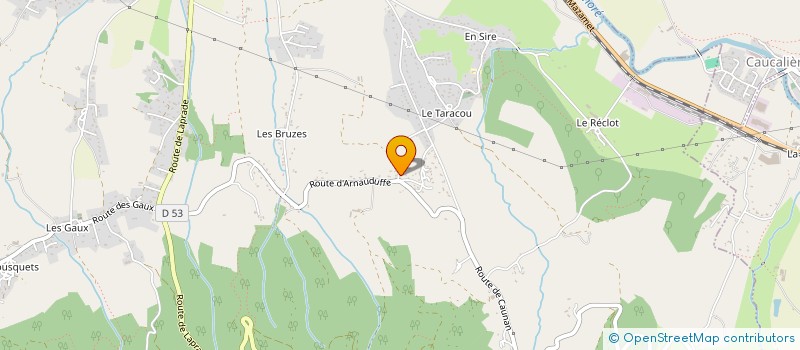 localisation de l'entreprise PATY  LABRUGUIERE