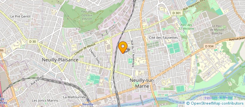 localisation de l'entreprise PATYOCA à NEUILLY-SUR-MARNE