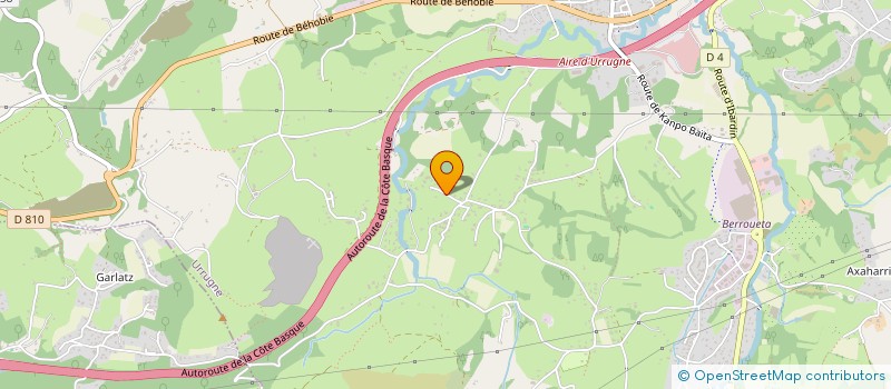 localisation de l'entreprise PATZUM  URRUGNE