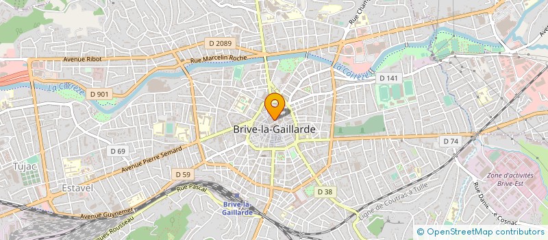 localisation de l'entreprise PAU&CO  BRIVE-LA-GAILLARDE