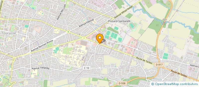localisation de l'entreprise PAU CONTROLE AUTO à PAU