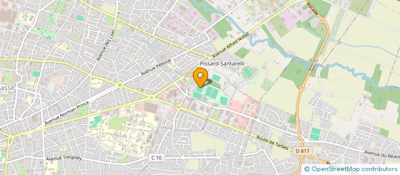 localisation de l'entreprise PAU FOOTBALL CLUB à BIZANOS