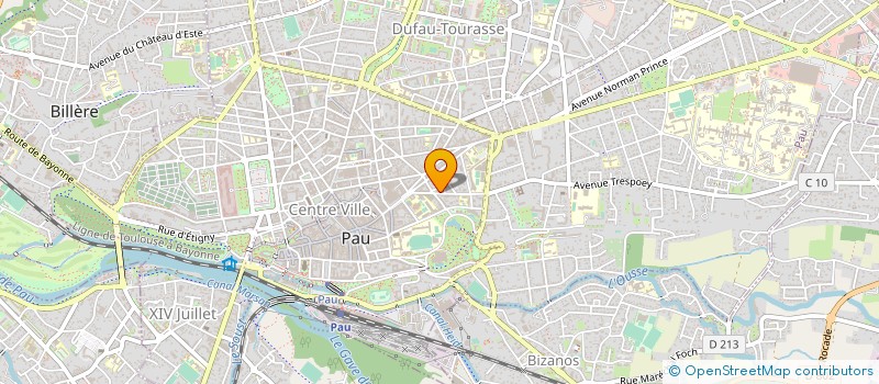 localisation de l'entreprise PAU GOURMAND SARL à PAU