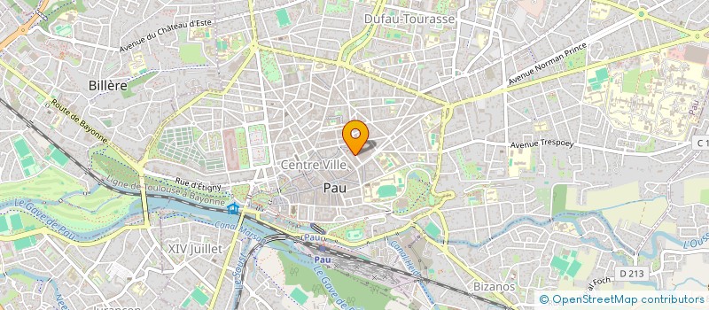 localisation de l'entreprise PAU IMMOBILIER à PAU