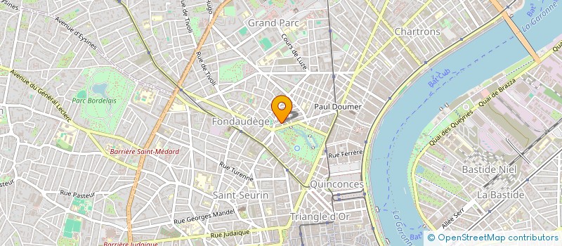 localisation de l'entreprise PAU LARRIBAU  BORDEAUX