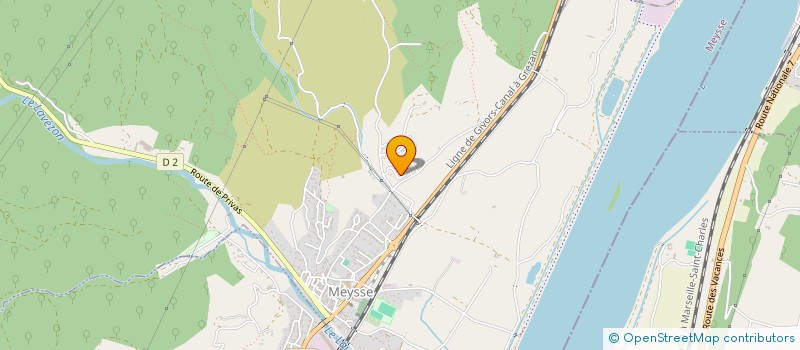 localisation de l'entreprise PAU'NICO  MEYSSE