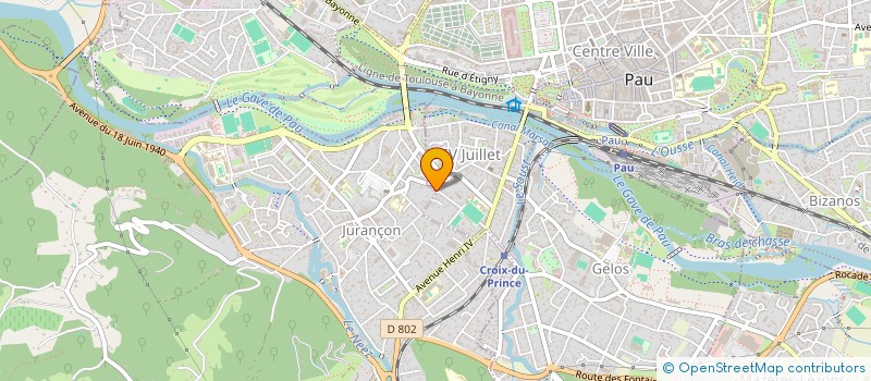 localisation de l'entreprise PAU PYRENEES IMMOBILIER à PAU