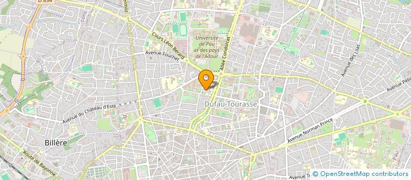 localisation de l'entreprise PAU SARRAILH ECHECS à PAU