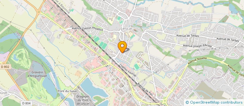 localisation de l'entreprise PAU'SITIVE  LESCAR