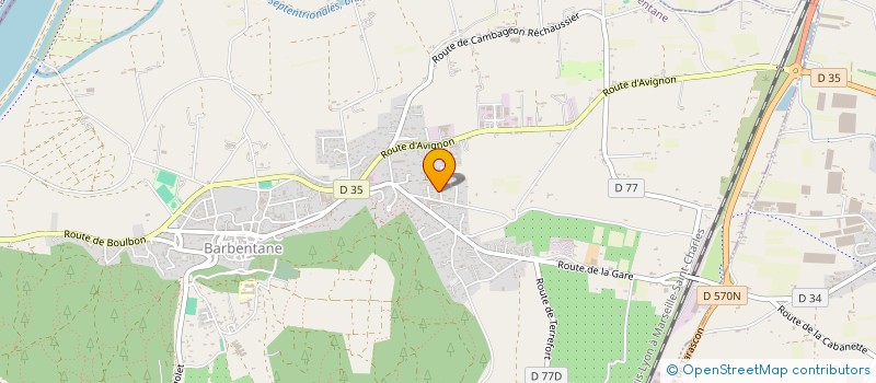 localisation de l'entreprise PAUCAM  BARBENTANE