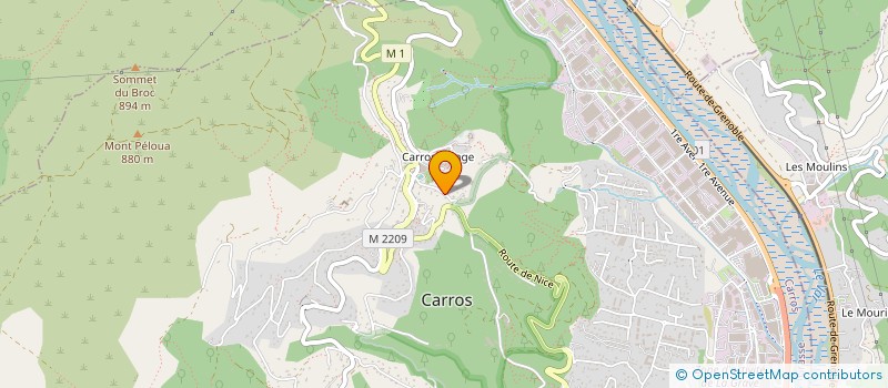 localisation de l'entreprise PAUCAM DEVELOPPEMENTS à CARROS