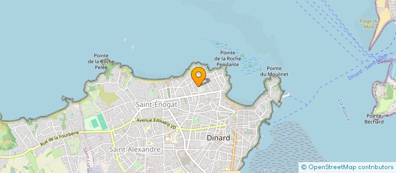 localisation de l'entreprise PAUCHAGAS  DINARD