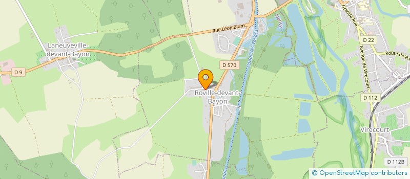 localisation de l'entreprise PAUCHARD SAS  ROVILLE-DEVANT-BAYON