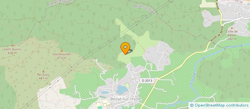 localisation de l'entreprise PAUCHET PISCINES VAR à BESSE-SUR-ISSOLE