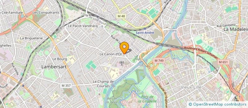 localisation de l'entreprise PAUCI IMPACTS CONSEIL à LAMBERSART