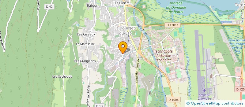 localisation de l'entreprise PAUCLEVAL  LE BOURGET-DU-LAC