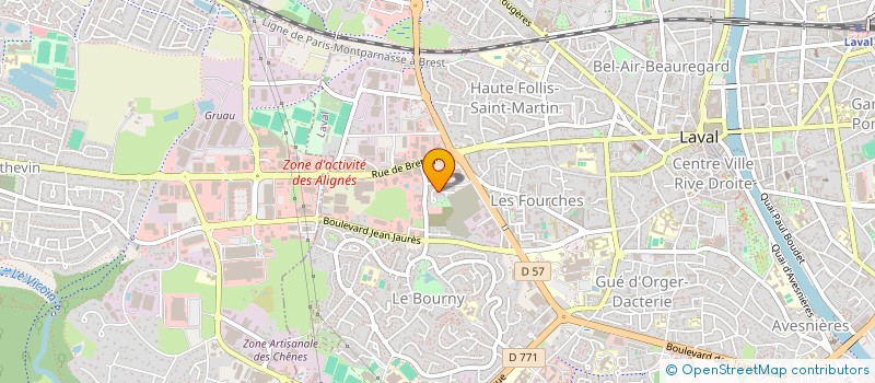 localisation de l'entreprise PAUCTON MANAGEMENT à LAVAL