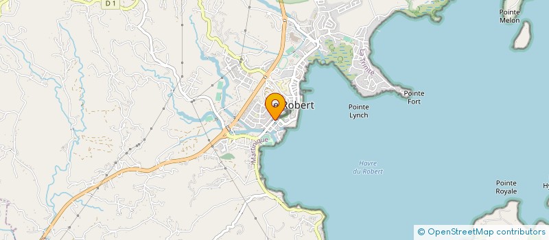 localisation de l'entreprise PAUDAL à LE ROBERT