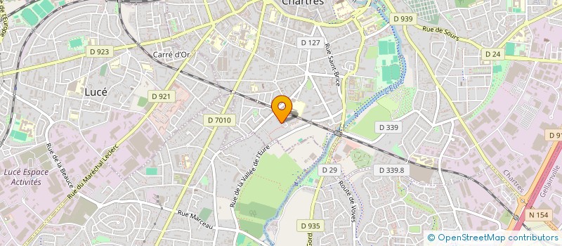 localisation de l'entreprise PAUDRIC à CHARTRES
