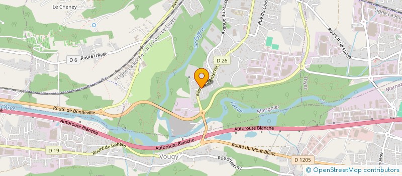 localisation de l'entreprise PAUELI  MARIGNIER