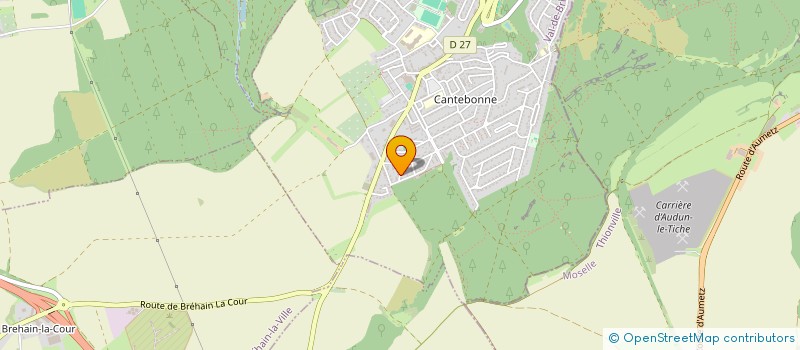 localisation de l'entreprise PAUGA  VILLERUPT