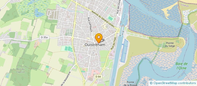 localisation de l'entreprise PAUGAM  OUISTREHAM