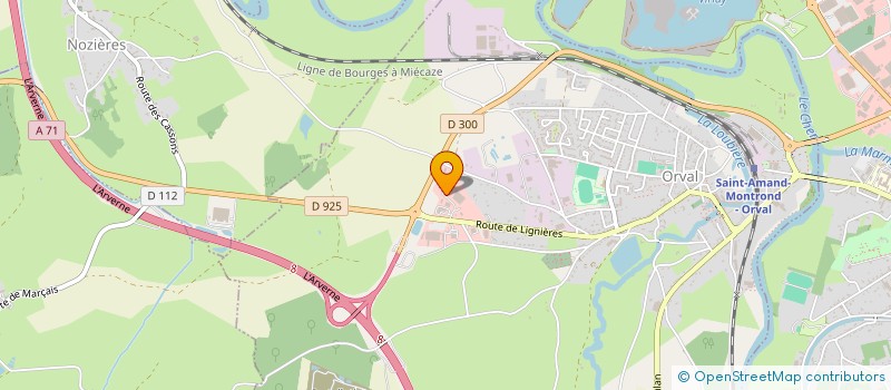 localisation de l'entreprise PAUGE à ORVAL