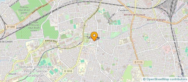 localisation de l'entreprise PAUGEMA  TALENCE