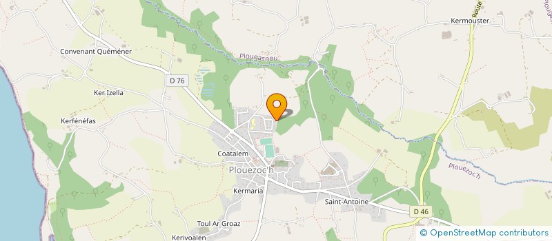 localisation de l'entreprise PAUGS  PLOUEZOC'H