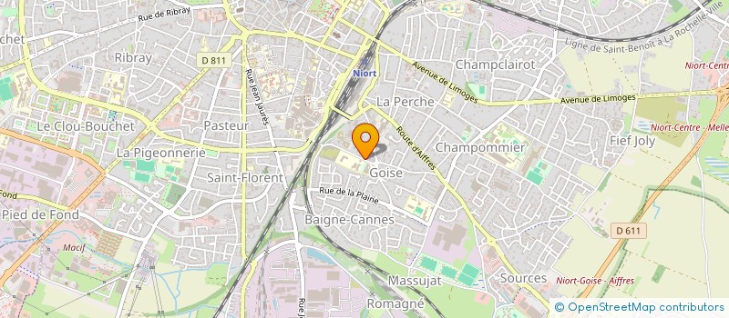 localisation de l'entreprise PAUGWEN à NIORT