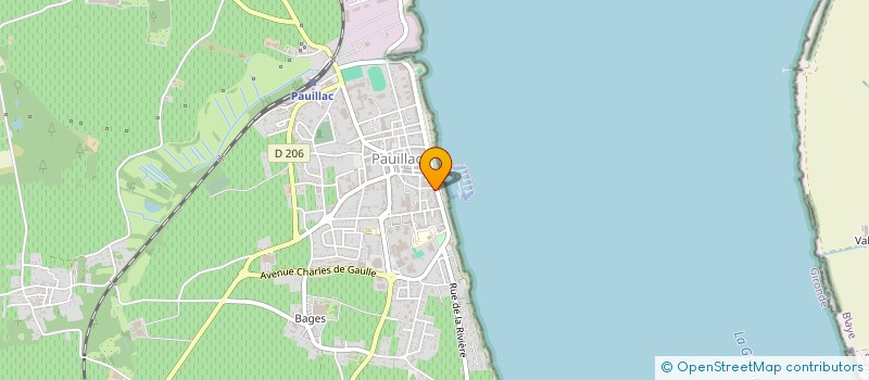 localisation de l'entreprise PAUILLAC ACTIF  PAUILLAC