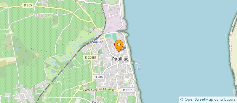 localisation de l'entreprise PAUILLAC DISTRIBUTION à PAUILLAC