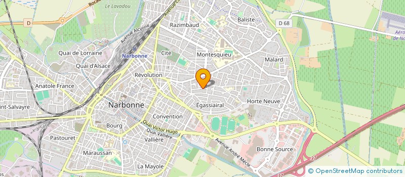 localisation de l'entreprise PAUJUL à NARBONNE