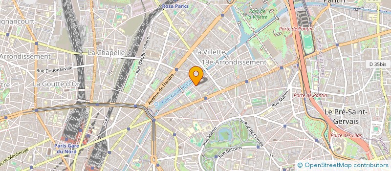 localisation de l'entreprise PAUL  PARIS