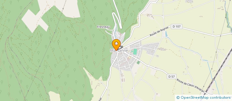 localisation de l'entreprise PAUL  MARSANNE