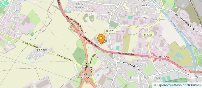 localisation de l'entreprise PAUL  FLERS-EN-ESCREBIEUX