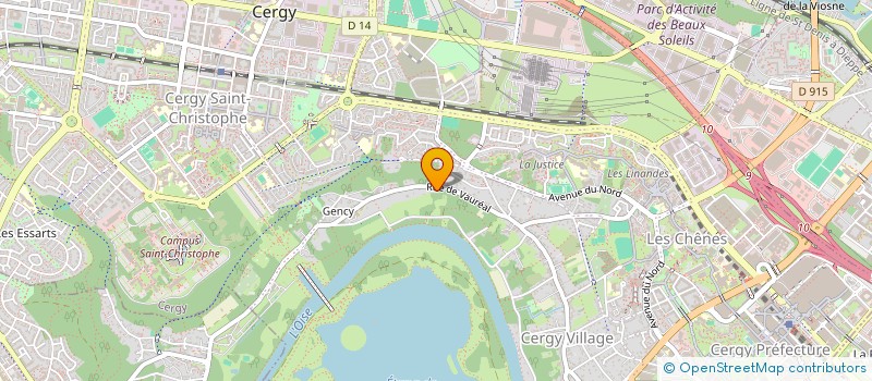 localisation de l'entreprise PAUL  CERGY