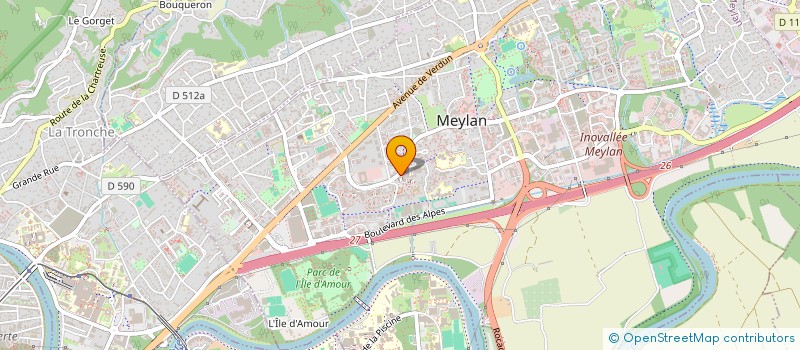 localisation de l'entreprise PAUL à MEYLAN