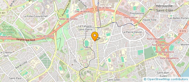 localisation de l'entreprise PAUL à CAEN